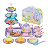 Maxbell Princess Tea Time Toys Dessert Play Foods Accessories for Birthday Gift Girls Style C