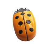 Maxbell 4xMagnetic Dry Erase Marker Holder with Ladybug Shape 2in1 for Workshop Office Yellow