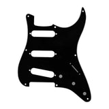 Maxbell Sss Guitar Pickguard with Srcew Guitar Part for Electric Guitar Accesssories black
