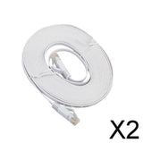 Maxbell 2xCat6 Ethernet Internet RJ45 High Speed LAN Cable Cord Wire 5 meters