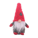 Maxbell Cute Man Statue Decor Ornament Xmas Figures For Home Office Shop Decor Red