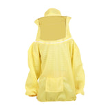 Maxbell Beekeeping Suit with Hood for Men Women Protection Breathable Beekeeper Suit Yellow
