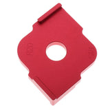 Maxbell Set of 3 Corner Router Templates Wood Letter Ruler Carpenter Handheld Tools