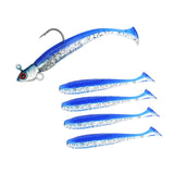 Maxbell Fishing Baits Silicone Trolling Baits Artificial Baits for Carp Salmon Perch Blue