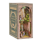Book Nooks Kits for Dollhouse Bookstore DIY Miniature Dollhouse Booknooks Kits style C