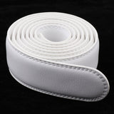 Maxbell 2 Pieces Men Leather Replacement Belt Double Stitch Classic Design Belt 35mm