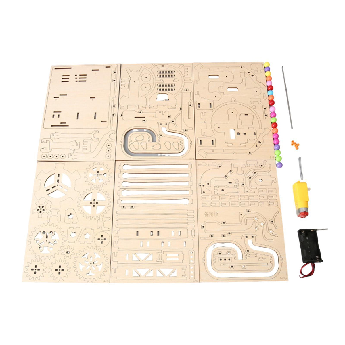 Maxbell 3D Electrical Wooden Puzzle DIY Science Kit for Leisure Activity Educational