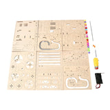 Maxbell 3D Electrical Wooden Puzzle DIY Science Kit for Leisure Activity Educational
