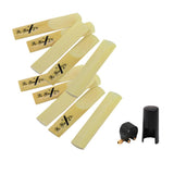 Maxbell Alto Saxophone Mouthpiece Kit with Ligature Cap Reeds for Wind Instrument