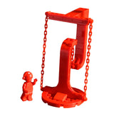 Maxbell Anti Gravity Building Blocks Physics Balance Puzzles for Living Rooms Shelves red