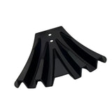 Maxbell Rain Gutter Disperser Effective Downspouts Diverter for Roofs Outdoor Cement Black