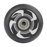 Maxbell Maxbell Inline Roller Skate Wheel Indoor Outdoor for Scooters Luggage Wheel Practice Black Argent