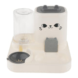 Maxbell Automatic Pet Feeder Multifunction Pet Feeding Bowl for Cat Small Dogs Bunny Gray
