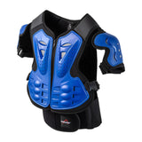 Maxbell Kids Motorcycle Armor Suit Body Guards Vest for Skiing Motocross Blue