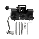 Maxbell Maxbell Chain Saw Sharpening Jig Tool Kit Length 8.5cm Sturdy Aluminum Alloy Portable Black