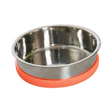 Cat Food Bowls Pets Dish Kitty Kitten Watering Supplies Waterer Feeder Dog Orange - Aladdin Shoppers