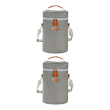 Maxbell 2Pcs Wine Cooler Bag 2 Bottle Portable Wine Carrier Tote Bag for Travel