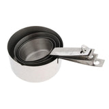 Maxbell 4 Pieces Kitchen Stainless Steel Measuring Cups (ml and cup)