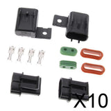 Maxbell 10x2 Sets Car Boat JH7018 Middle ATO ATC Blade Fuse Box Block for Terminals