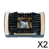Maxbell 2xShoe Brush Cleaner Mountable Cleaning Dirt Remover for Garden Indoor Outdoor