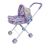 Maxbell Toy Stroller for Dolls Interactive Foldable Role Play Accessory Pretend Play