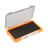 Maxbell Tackle Box Lightweight Fly Baits Box for Amateur Angler Enthusiast Freshwater Orange