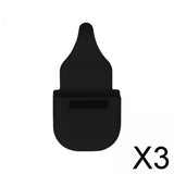 Maxbell 3xRefueling Gloves Easy Install Durable Pinch Mitts for Petrol Station Camping Black