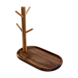 Maxbell 2x Wood Mug Rack Holder Tree Coffee Cup Storage Stand
