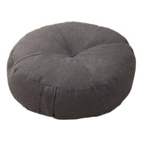 Maxbell Round Floor Pillow Premium Small for Yoga Sofa Bed Adults Kids Floor Seating Dark Grey