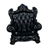 Maxbell 1/12 Dollhouse Single Sofa Pretend Play Dioramas Mini Sofa Chair DIY Scenery black