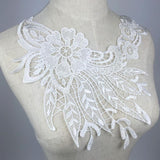 Maxbell Embroidered Lace Neckline Collar Trimming Embellishment Applique - Aladdin Shoppers