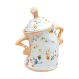 Maxbell Attitude Canister Sassy Teapot with Attitude for Living Room Wedding Kitchen Yellow