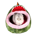 Maxbell Maxbell Soft Pet Kennel Cute Crocodile Warm Bed House Small Dog Cat Puppy House M