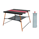 Maxbell Maxbell Outdoor Folding Table Aluminum Collapsible for Travel Hiking Black Red