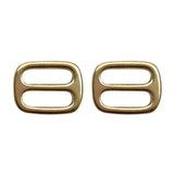 Maxbell Maxbell 2Pcs Brass Weight Belt Keeper Stopper Slider Retainer for Scuba Diving 20mm