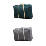 Maxbell 2x Moving House Bag Zippered Reusable Large Storage Bag for Clothes Dorm