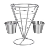 Maxbell French Fries Stand Portable Reusable French Fry Holder