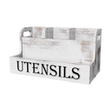 Maxbell Wooden Utensil Holder Kitchen Decor Utensil Organizer for Jars Spoon Cutlery