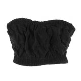 Maxbell 1:6 Scale Womans Lace Tube Top for 12inch Action Figure Dress up Accessories Black