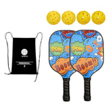 Maxbell Pickleball Rackets Pickleball Racquet for Indoor Outdoor Use Sports Supplies Brown