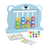 Maxbell Color Matching Slide Puzzle Preschool for Age 3 4 5 6 7 Years Old Boys Girls Blue