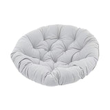 Maxbell Swing Basket Seat Pad Home Rocker Chair Lawn Floor Hanging Egg Chair Cushion Light Gray