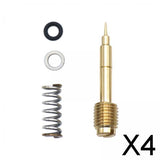 Maxbell 4xAir Fuel Mixture Screw Spare Parts Carb Kit for Keihin Cvk34/36/40 CV40 28mm