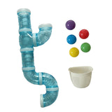 Busy Board DIY Accessories Pipe Sensory Board Parts for Girls Boys Baby Kids blue 55cm