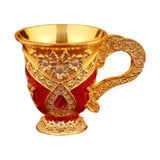 Maxbell Vintage Medieval Goblet Zinc Alloy Wine Glass for Parties Gatherings Dinners
