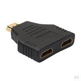 Maxbell 2x   1 In2 1080P Port Converter Male to 2 Female   Out Splitter Cable