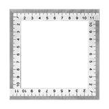 Maxbell Square Ruler 120mm Measuring Tool for Woodworking Table Saw Frame Work