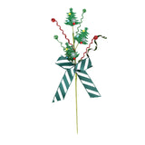 Christmas Tree Pick Xmas Tree Decor for Themed Parties Festive Design Green