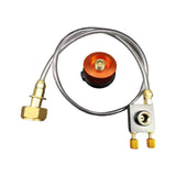 Maxbell Gas Refill Adapter with Hose Split Furnace Converter for Hiking Outdoor Grill Style B