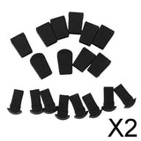 Maxbell 2x10pcs Zipper Pulls Cord Rope Paracord Ends Lock Split Buckles